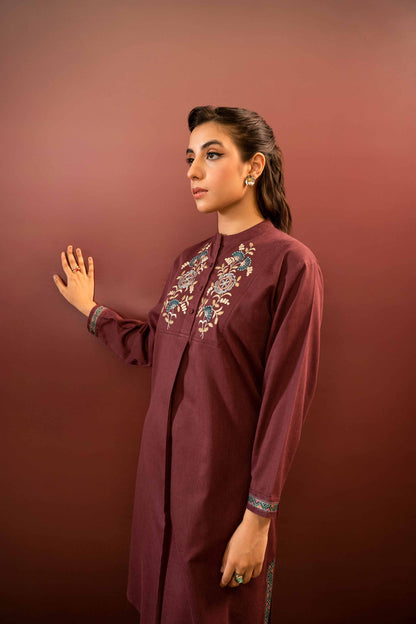 Nishat Linen - 2 Piece - Embroidered Suit - PW23-85