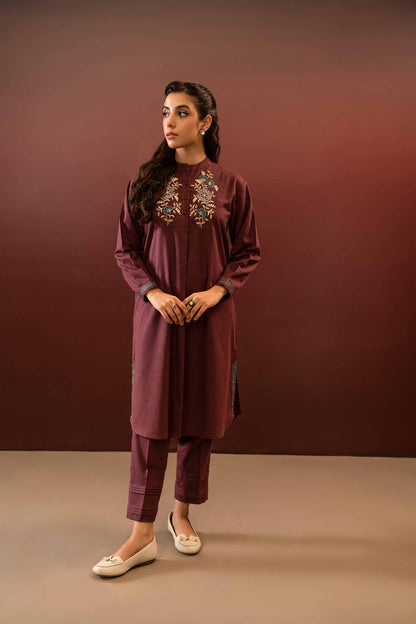 Nishat Linen - 2 Piece - Embroidered Suit - PW23-85