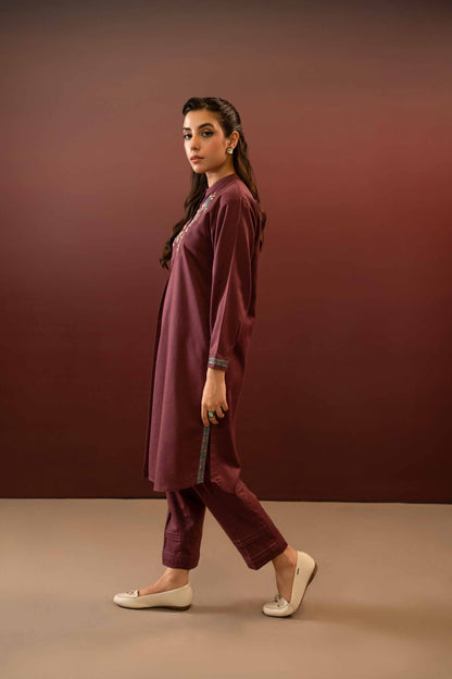 Nishat Linen - 2 Piece - Embroidered Suit - PW23-85