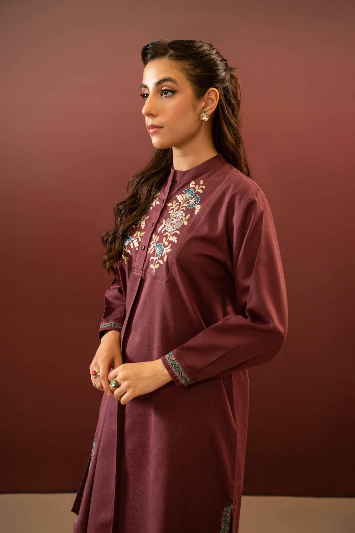 Nishat Linen - 2 Piece - Embroidered Suit - PW23-85
