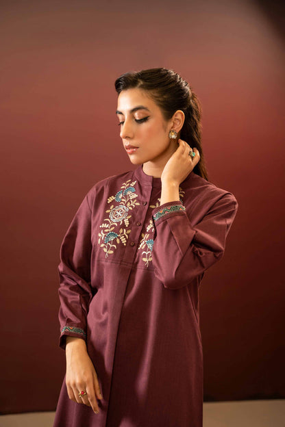 Nishat Linen - 2 Piece - Embroidered Suit - PW23-85
