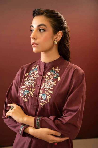 Nishat Linen - 2 Piece - Embroidered Suit - PW23-85