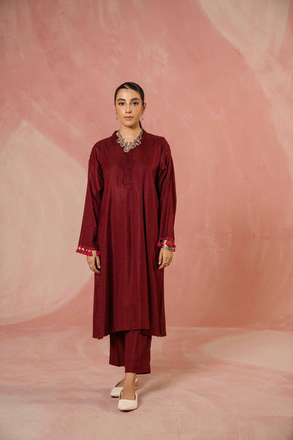 Nishat Linen - 2 Piece - Basic Suit - PW23-87