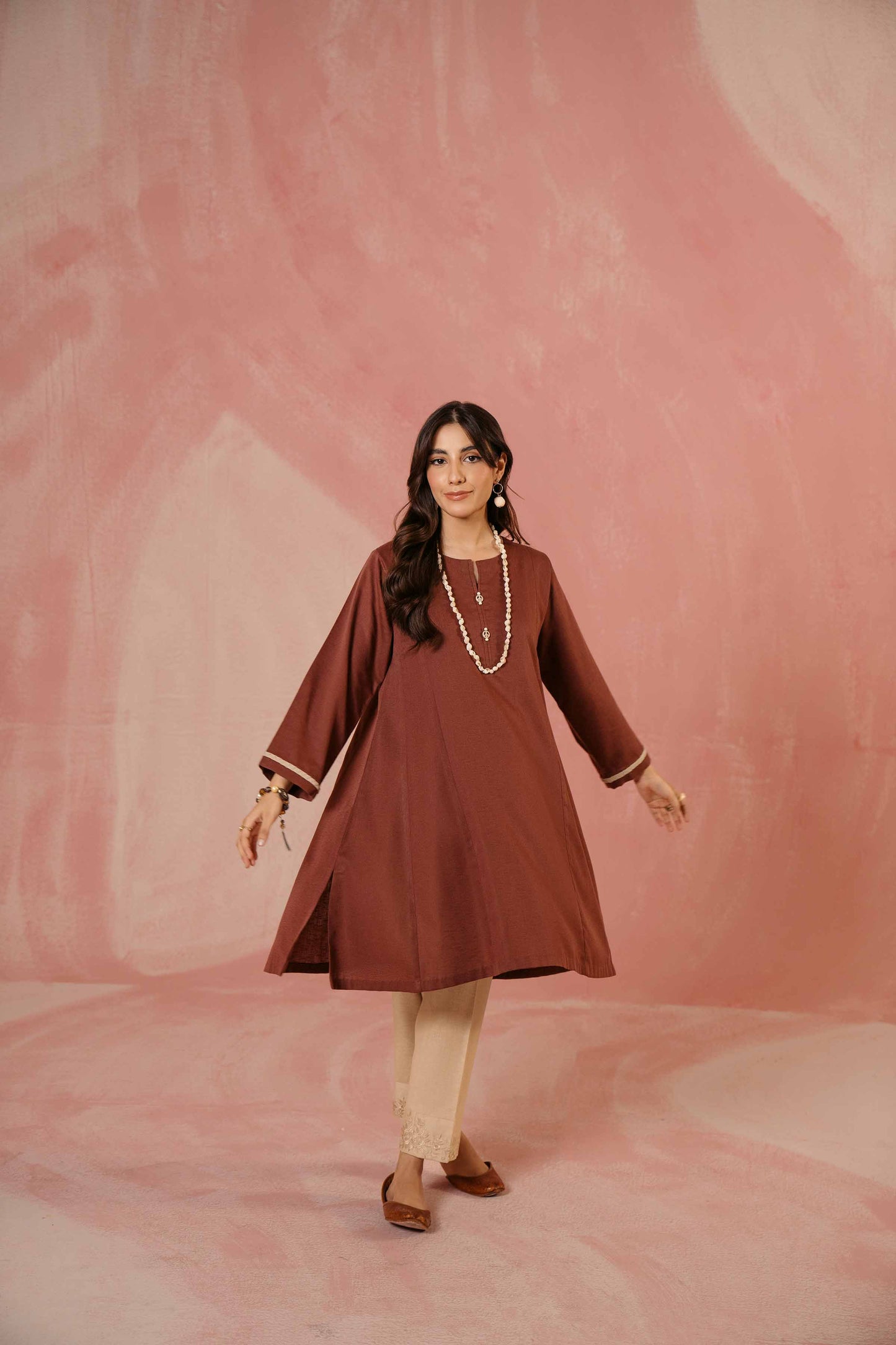 Nishat Linen - Basic Kurta - PW23-89