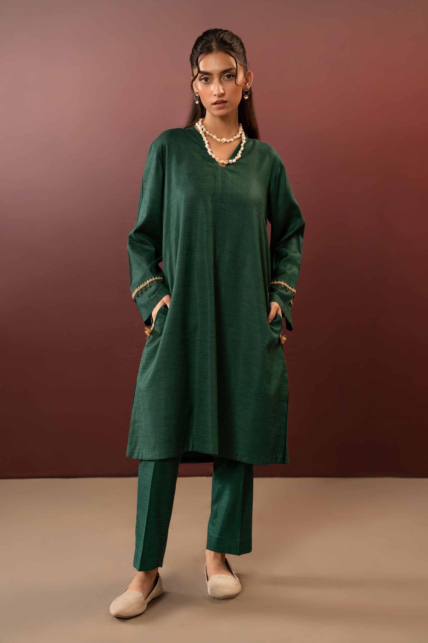Nishat Linen - 2 Piece - Basic Suit - PW23-90