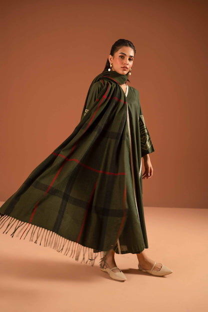 Nishat Linen - 3 Piece - Embroidered Suit - PW23-96