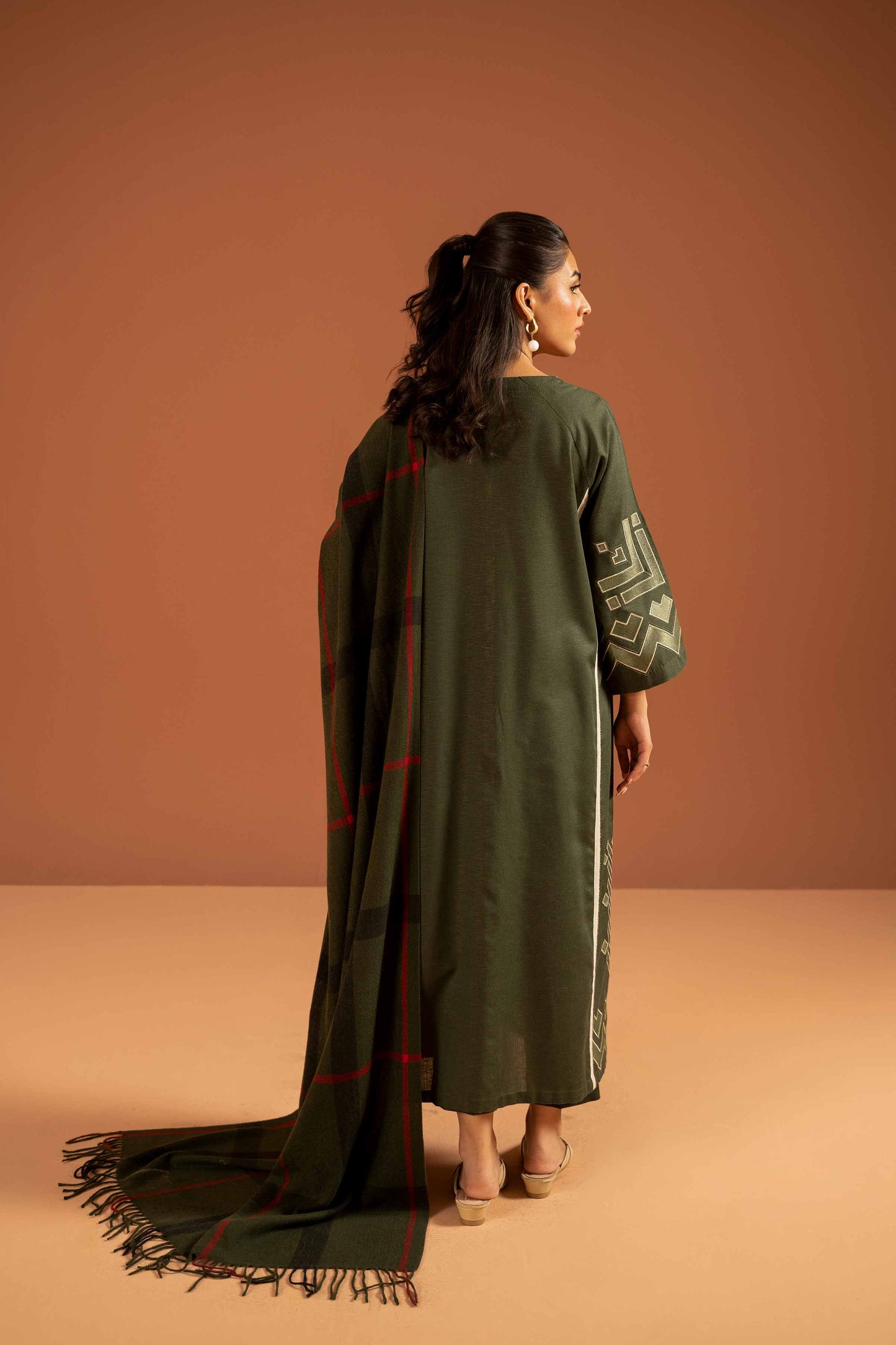 Nishat Linen - 3 Piece - Embroidered Suit - PW23-96