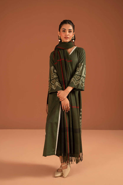 Nishat Linen - 3 Piece - Embroidered Suit - PW23-96