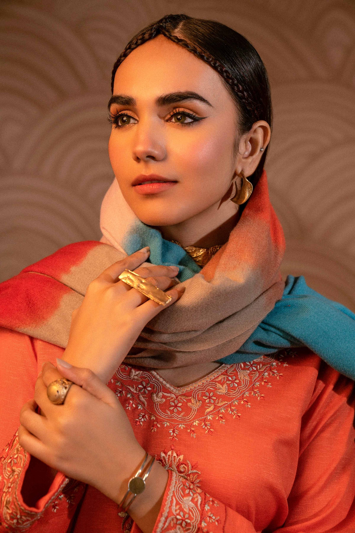 Nishat Linen - 3 Piece - Embroidered Suit - PW23-97