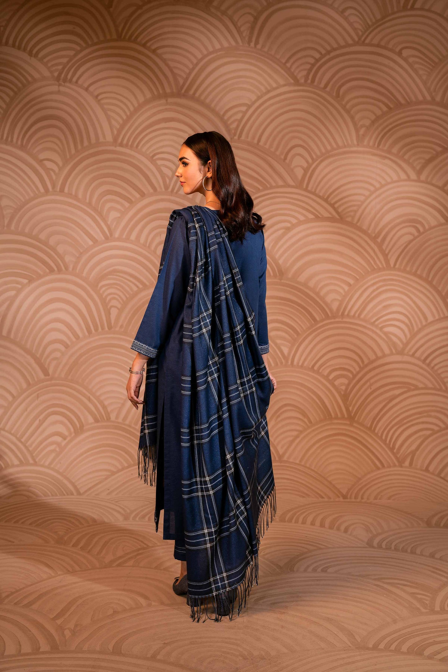 Nishat Linen - 3 Piece - Embroidered Suit - PW23-98