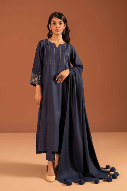 Nishat Linen - 3 Piece - Embroidered Suit - PW23-99