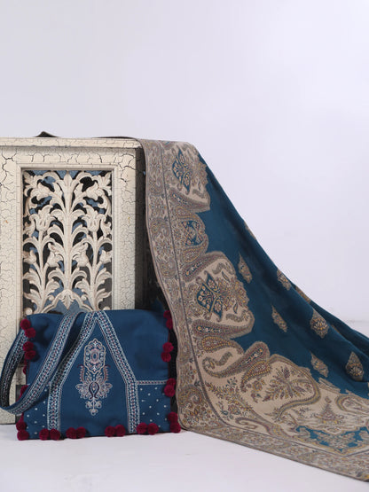 Cinq - MEHERMA | Hand Woven Kashmiri Shawl