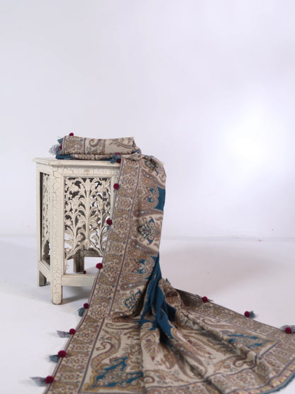 Cinq - MEHERMA | Hand Woven Kashmiri Shawl