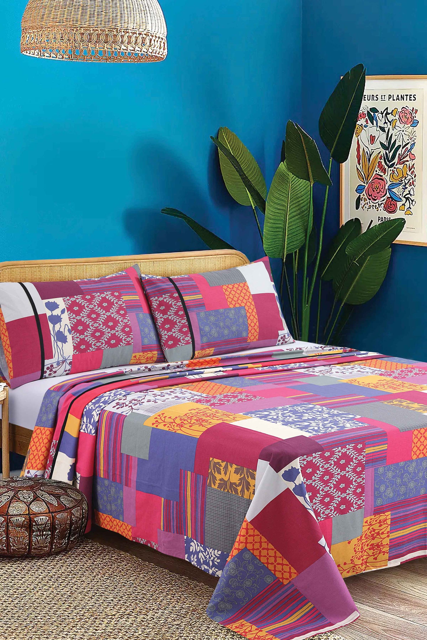 Nishat Linen - Patch Work Sheet Set