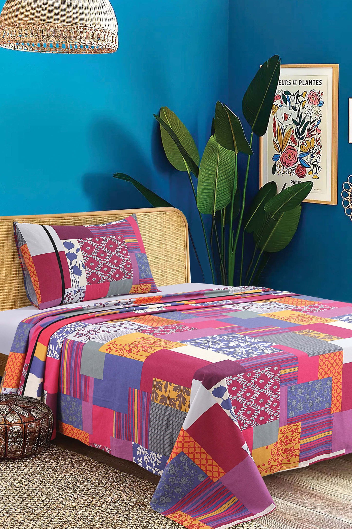 Nishat Linen - Patch Work Sheet Set