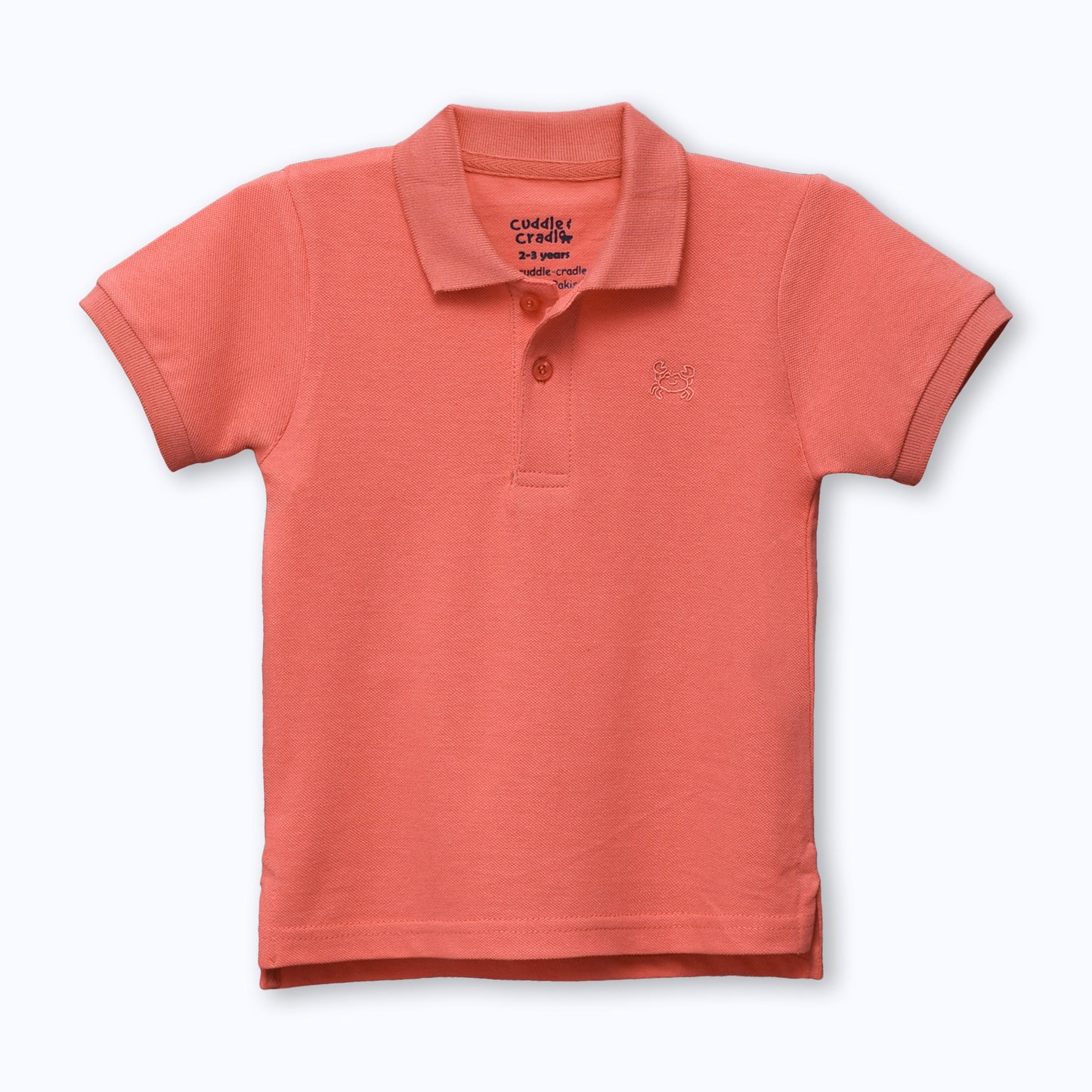 Cuddle & Cradle - Polo Shirt Embroidered (Peach)