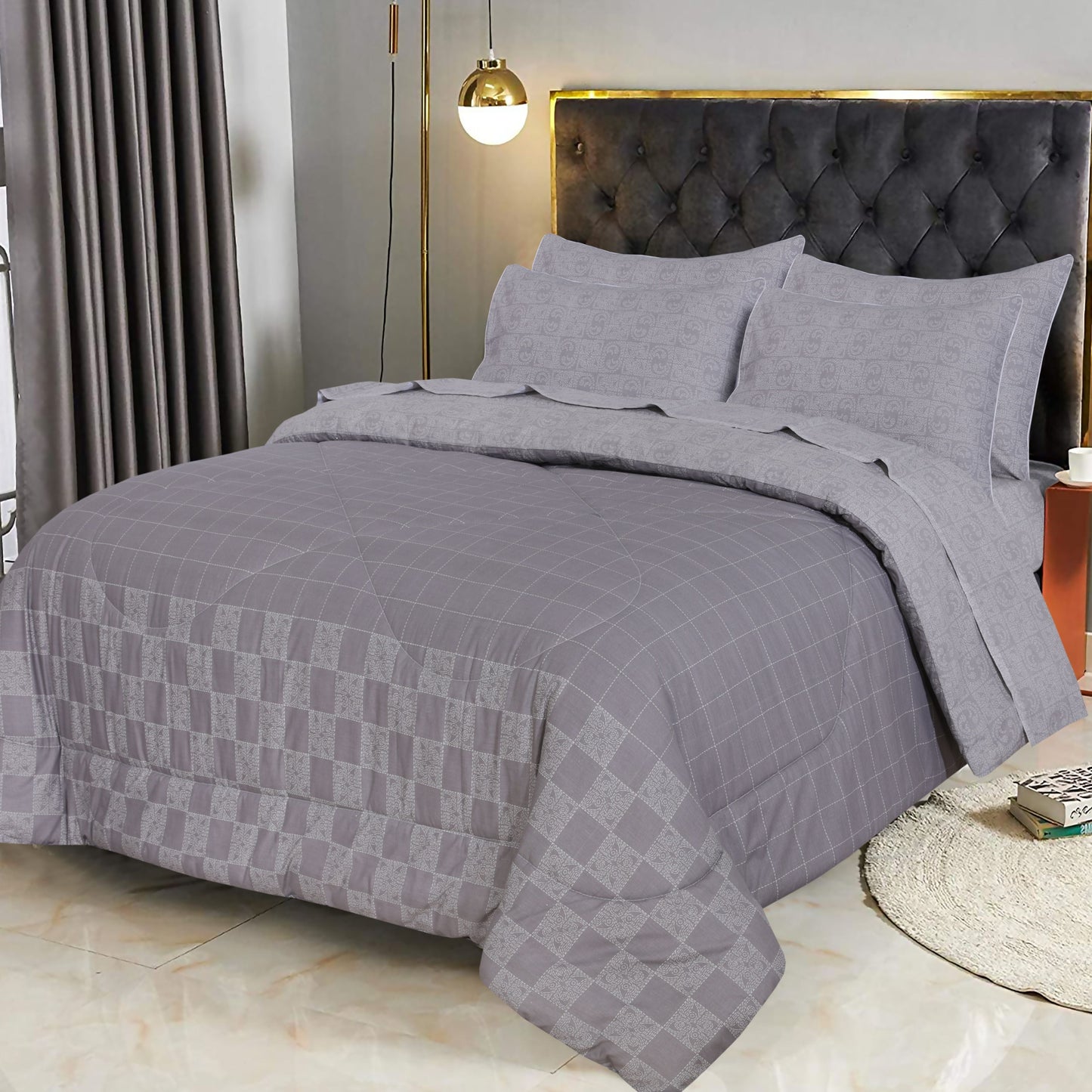 Sitara Platinum Comforter Set 18