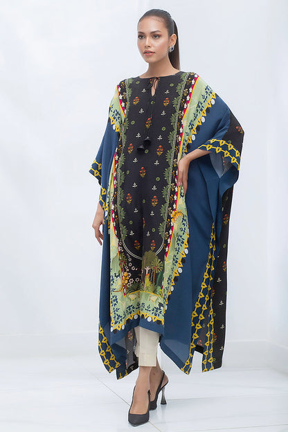 Digitally Printed Crepe Kaftan