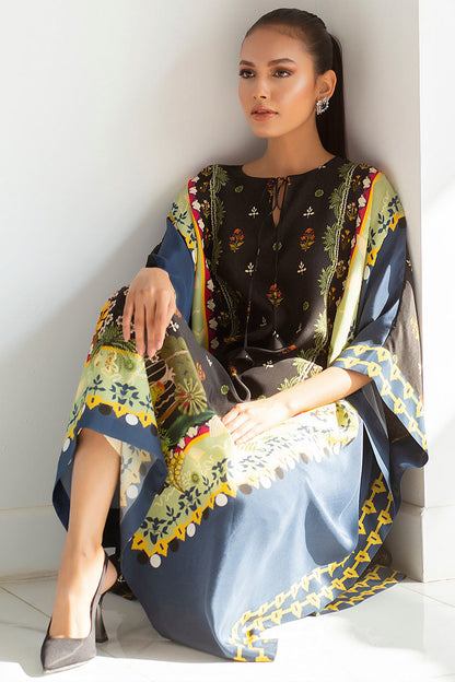 Digitally Printed Crepe Kaftan