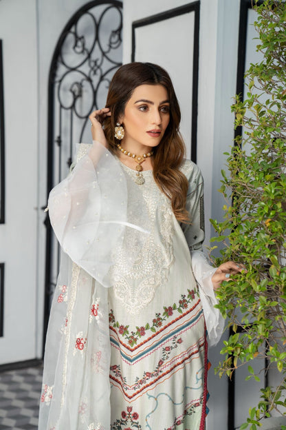 3PC Luxury Lawn (Queen 07)