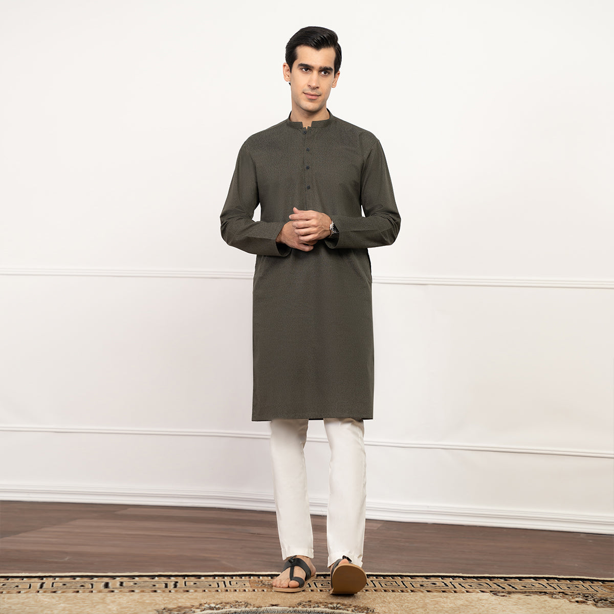 Dyed Karandi Kurta