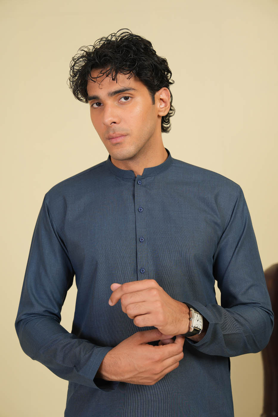 Dyed Blended Kurta