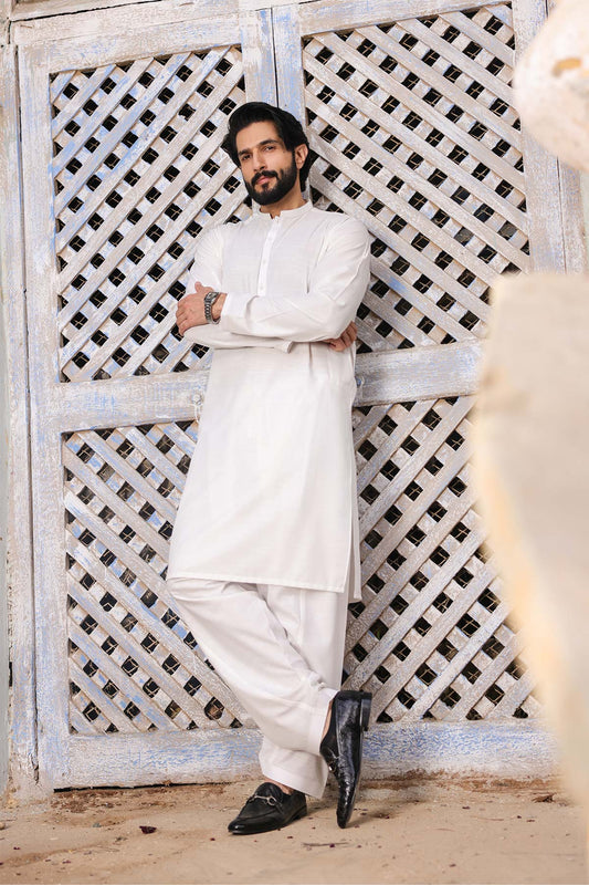 Dyed Embroidered Shalwar Kameez