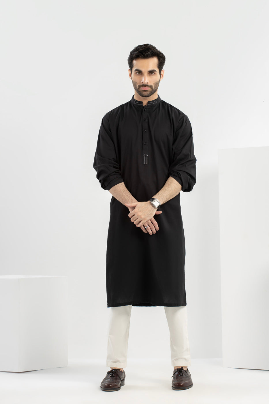 Dyed Cotton Kurta