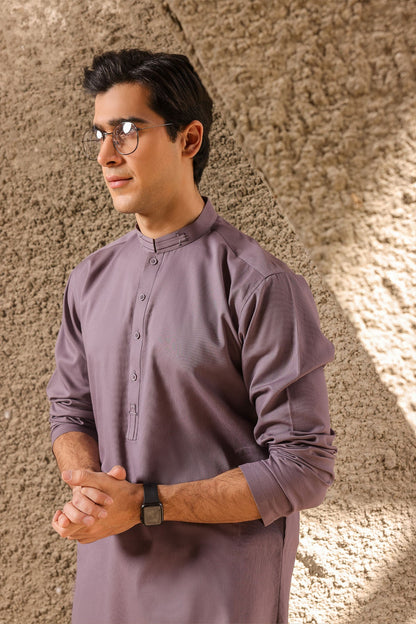 Dyed Ribbed Kurta