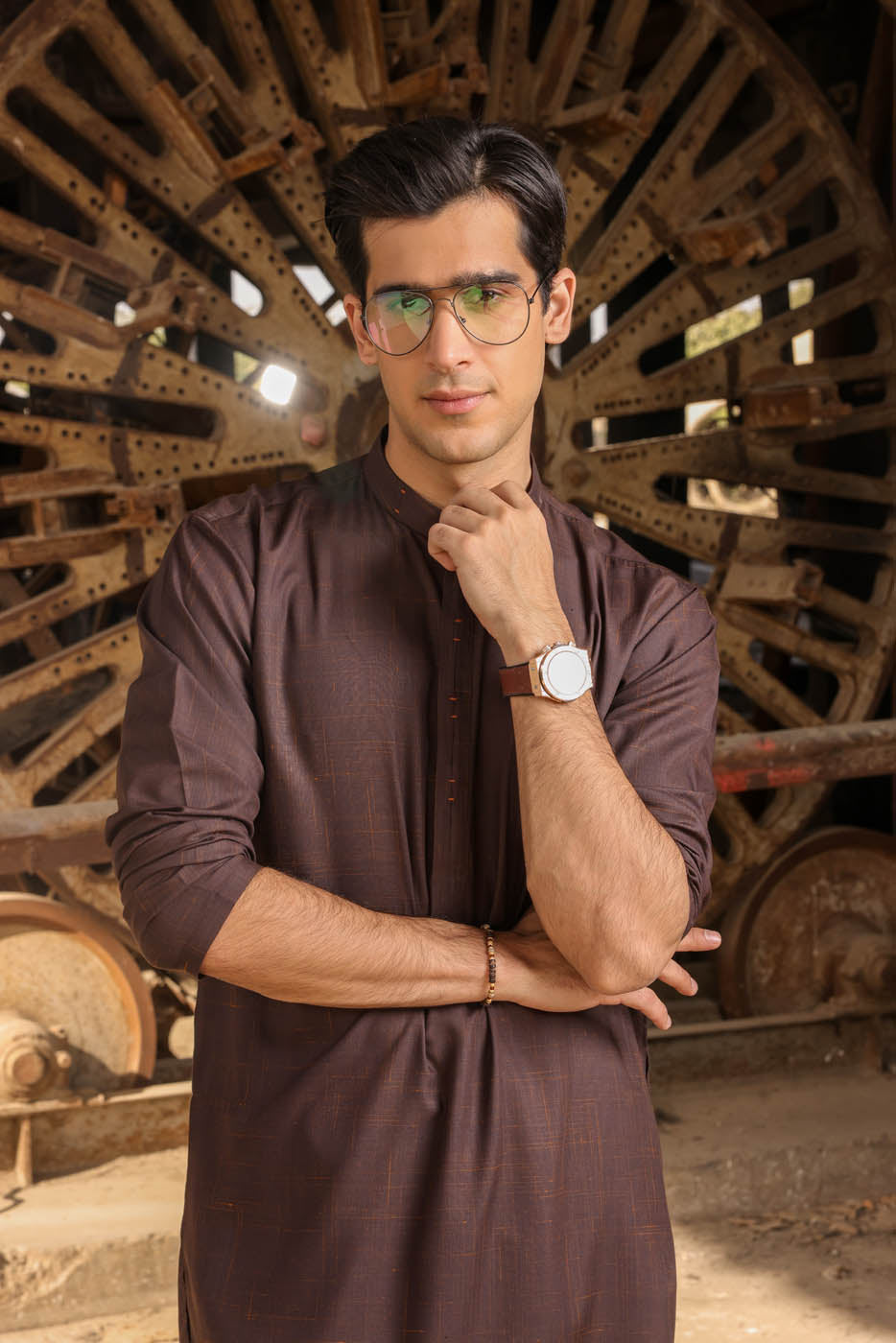 Dyed Blended Kurta