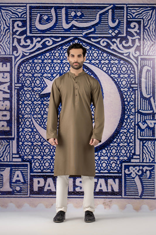 Dyed Blended Kurta