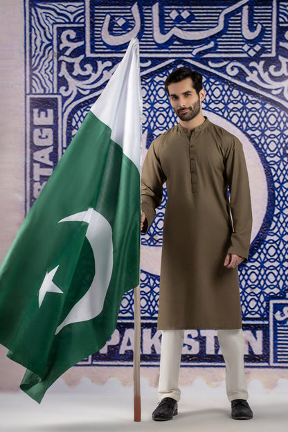 Dyed Blended Kurta