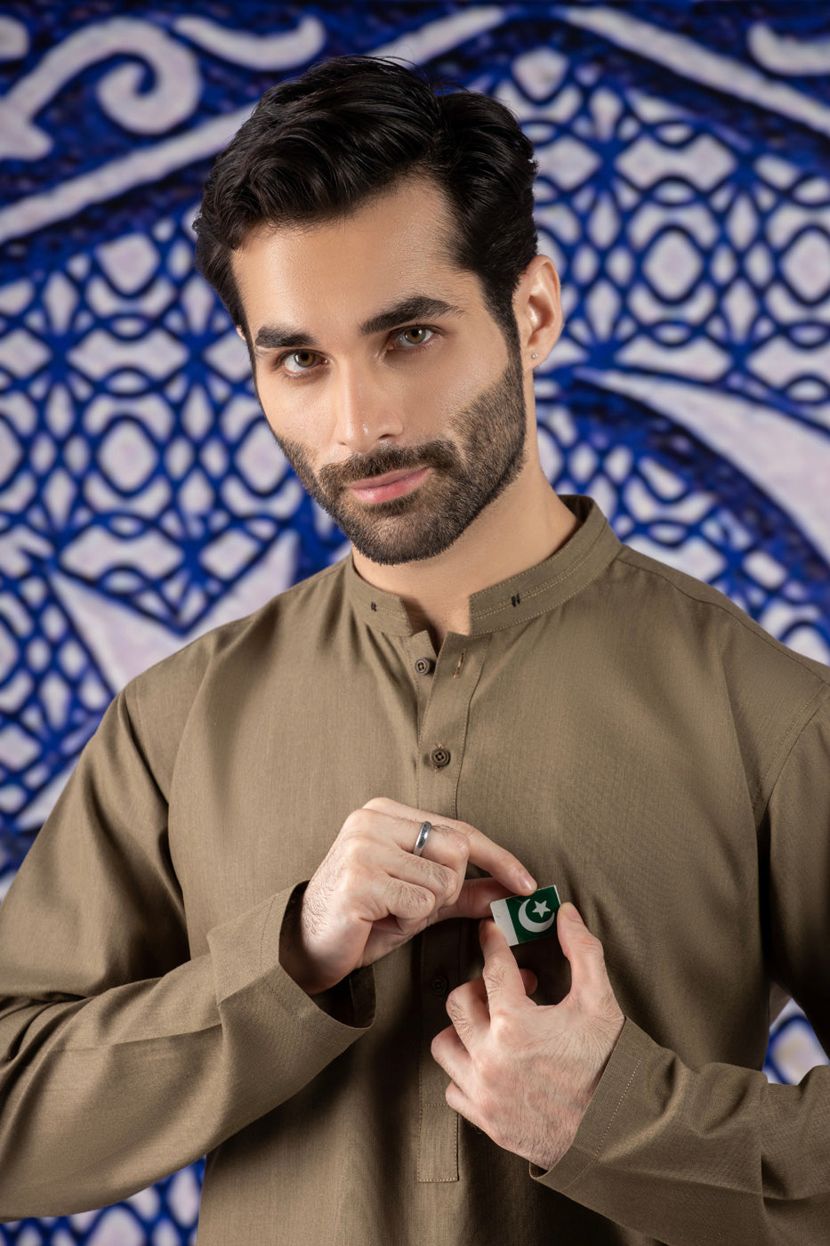 Dyed Blended Kurta