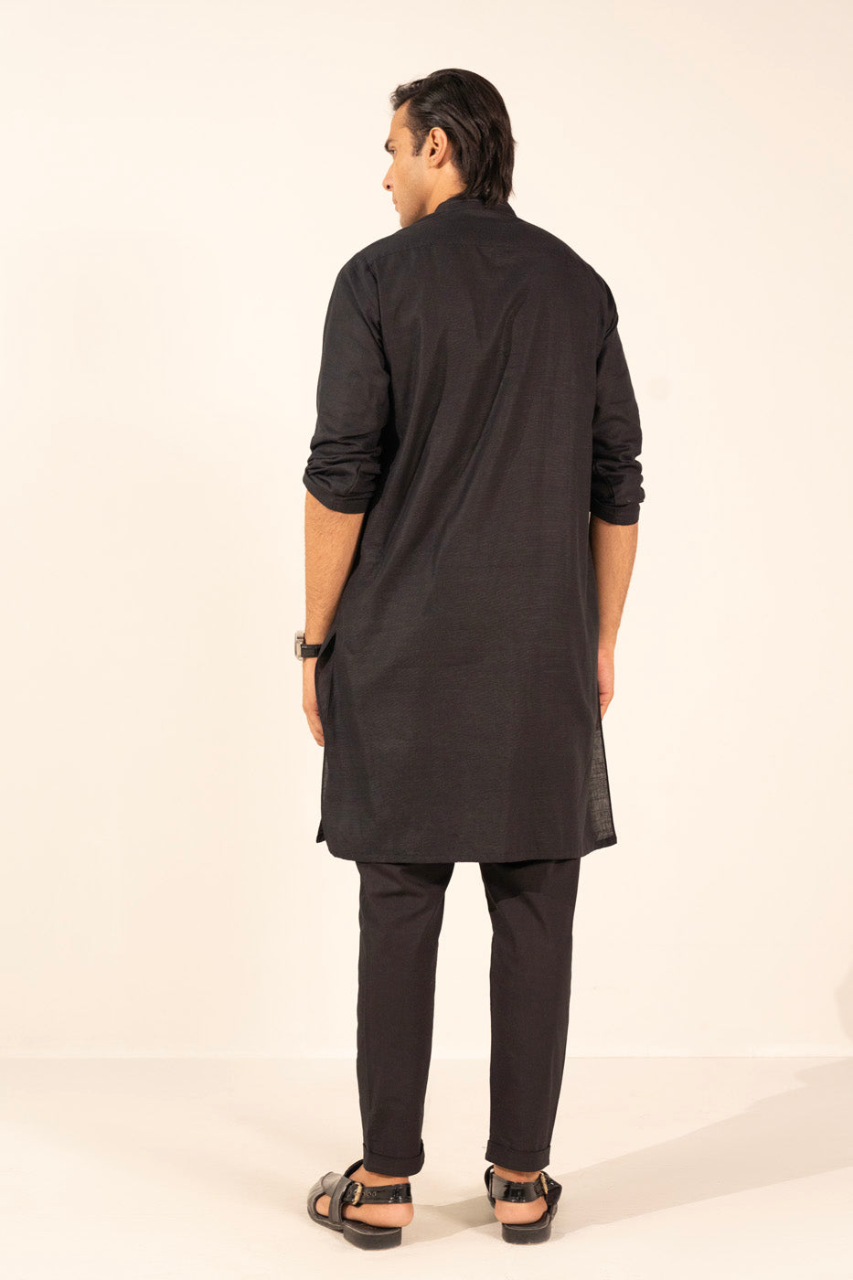 Dyed Khaddar Kurta