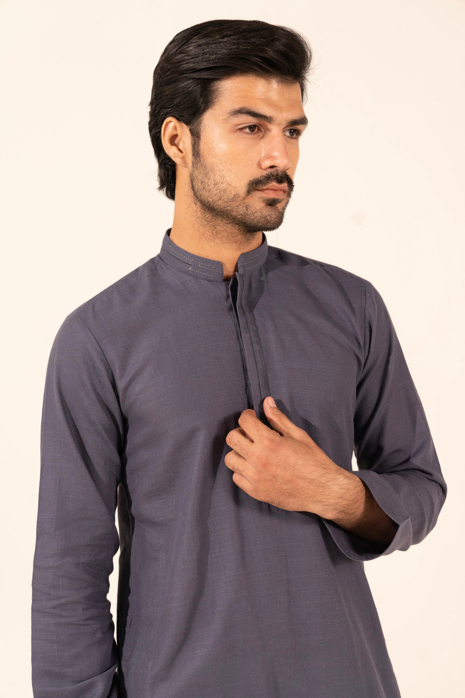 Dyed Khaddar Kurta