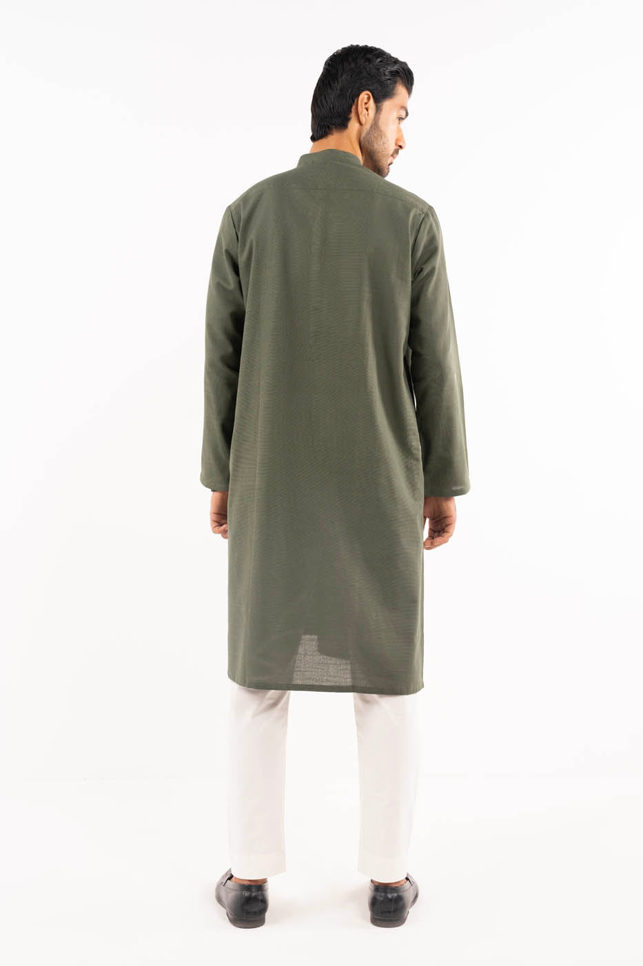 Dyed Khaddar Kurta