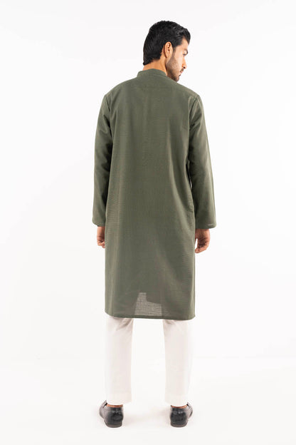 Dyed Khaddar Kurta