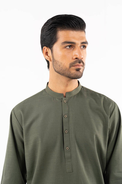 Dyed Khaddar Kurta