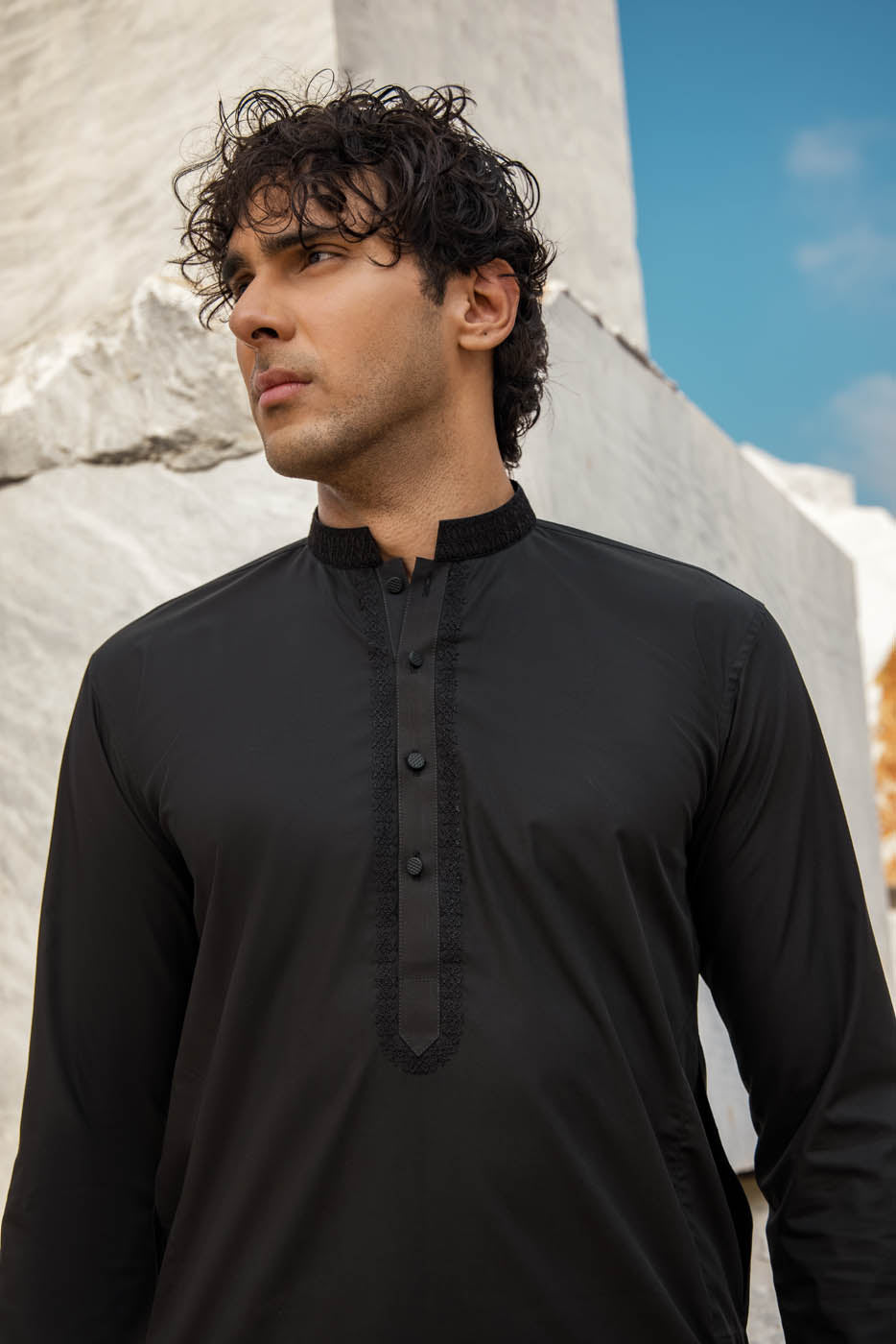 Dyed Embroidered Elite Kurta Trouser