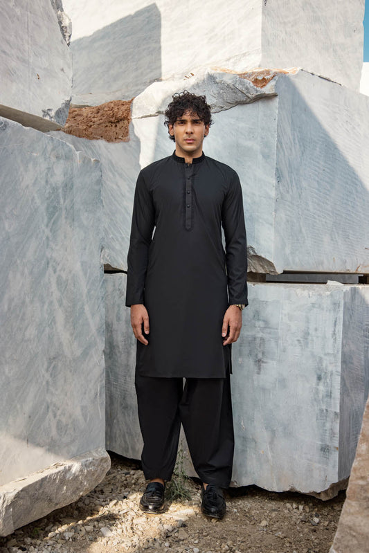 Dyed Embroidered Elite Kurta Trouser