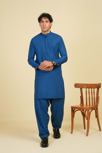 Dyed Blended Shalwar Kameez