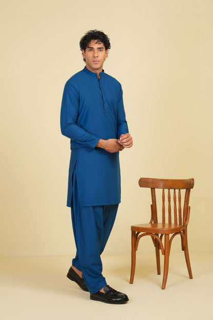 Dyed Blended Shalwar Kameez