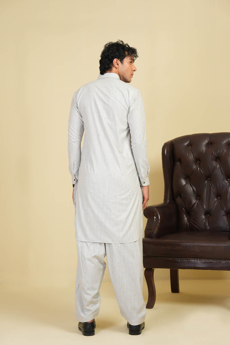 Dyed Blended Shalwar Kameez