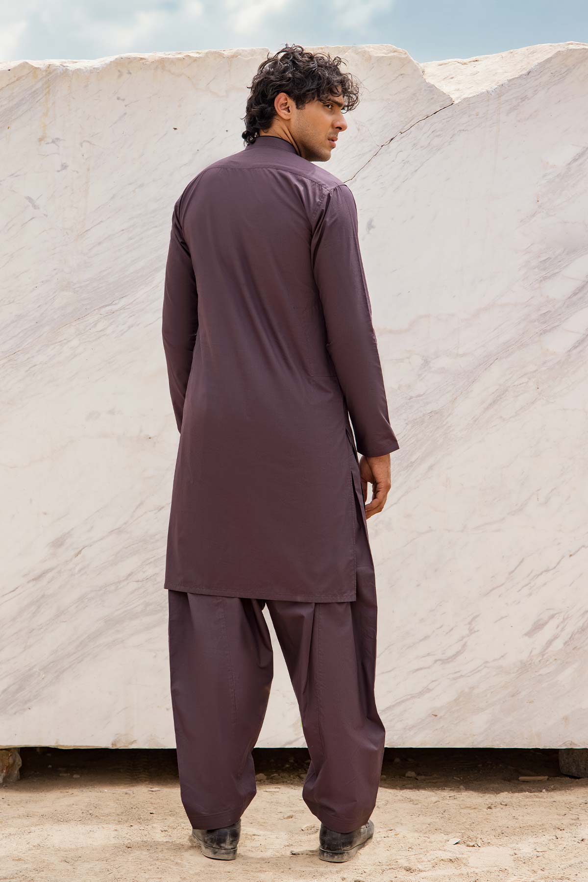 Dyed Arctic Kurta Shalwar