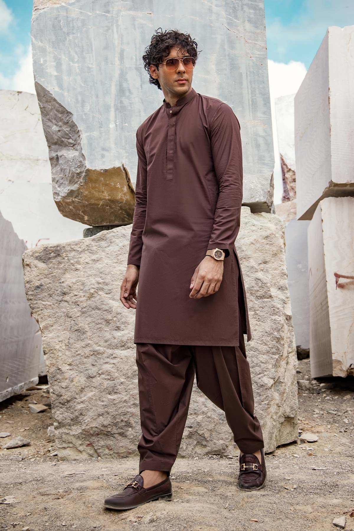 Dyed Arctic Premium Kurta Shalwar