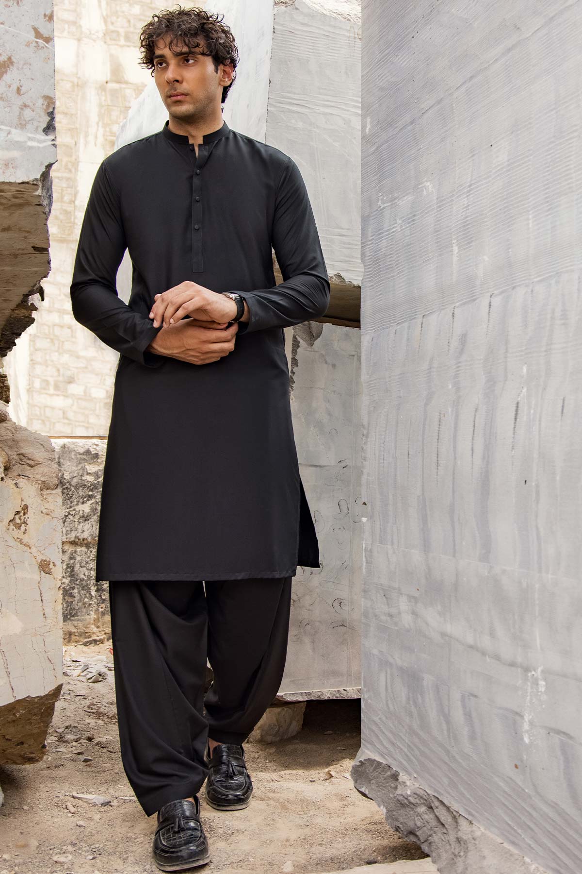Dyed Blended Kurta Shalwar