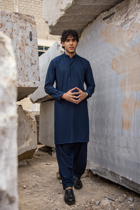 Dyed Blended Kurta Shalwar