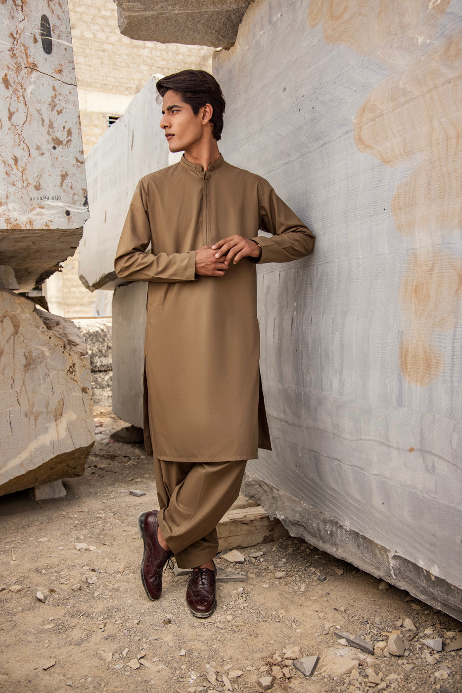 Dyed Blended Kurta Shalwar