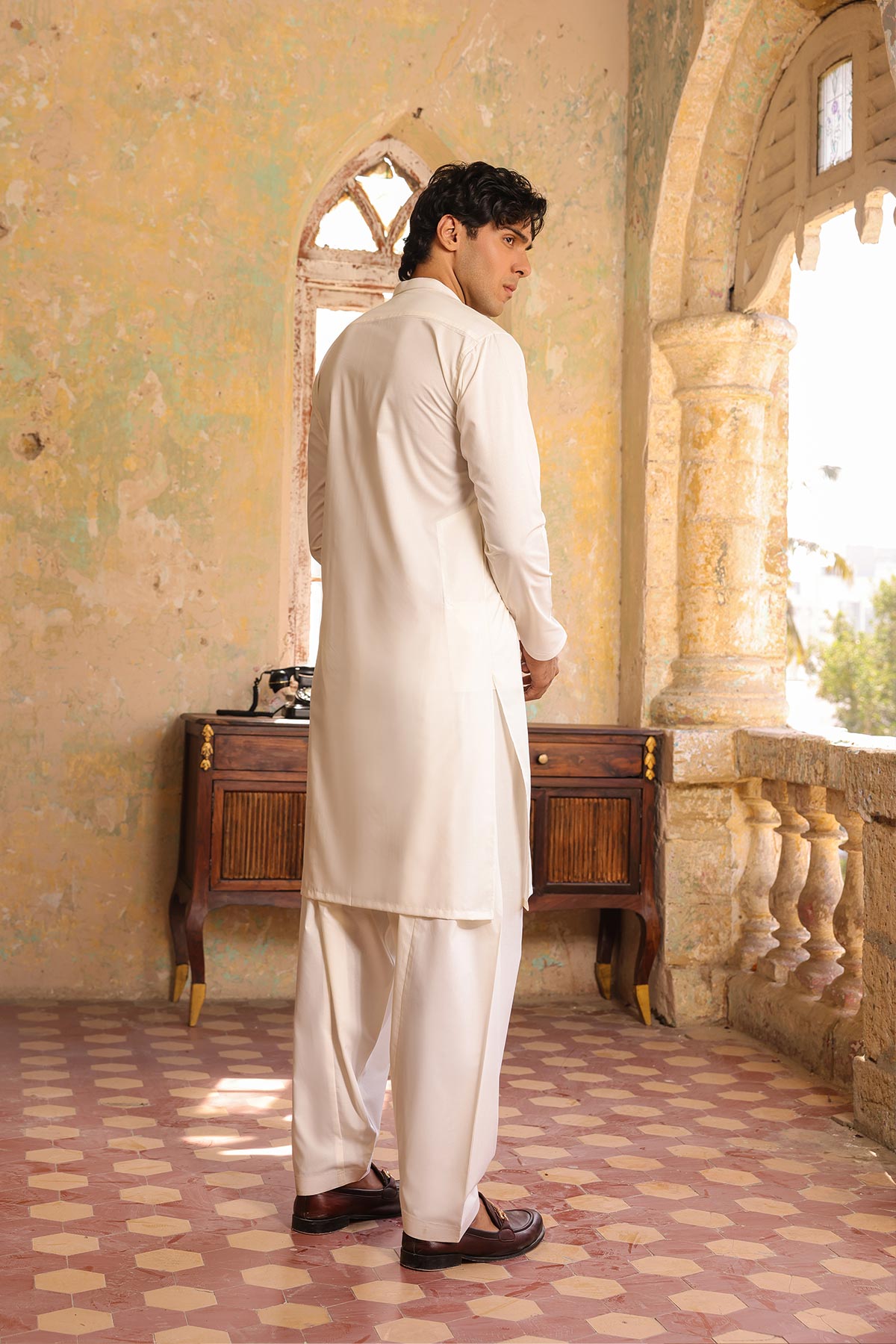 Dyed Blended Shalwar Kameez