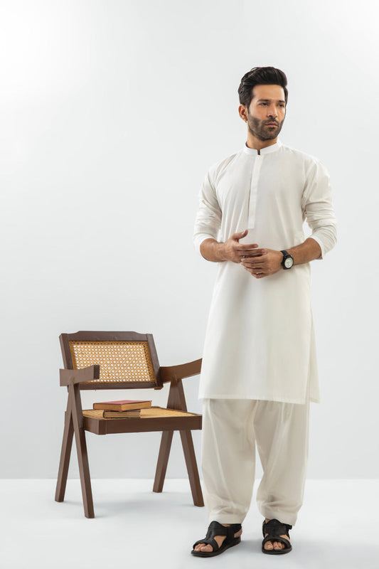 Dyed Cotton Kurta Shalwar